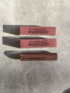 Brand New MAC Squirt Plumping Gloss Sticks Quantity of Two Shade “Simulation”